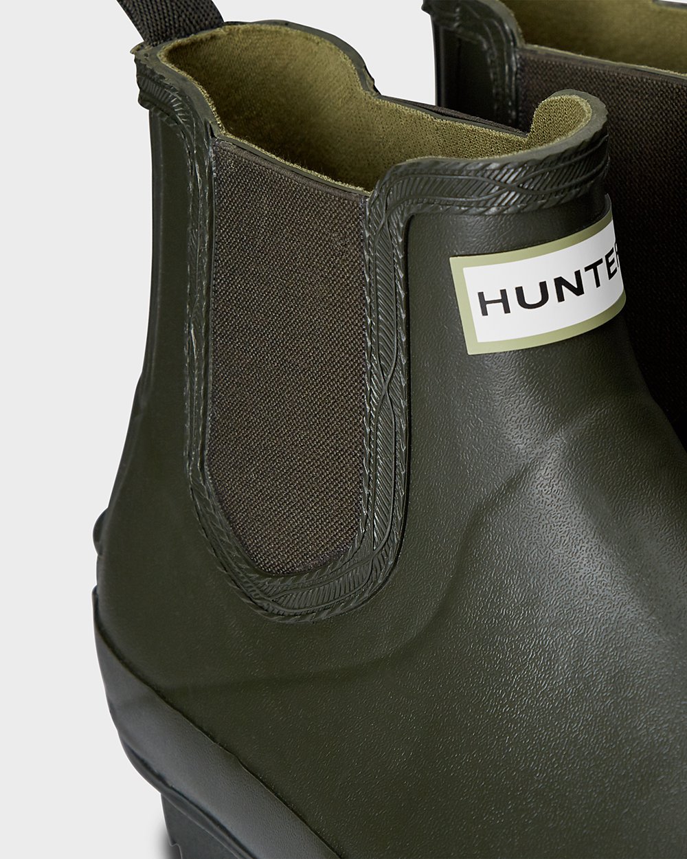 Botas Chelsea Hunter Hombre Norris Field - Verde Oscuro Oliva - Argentina 0957RUWAV